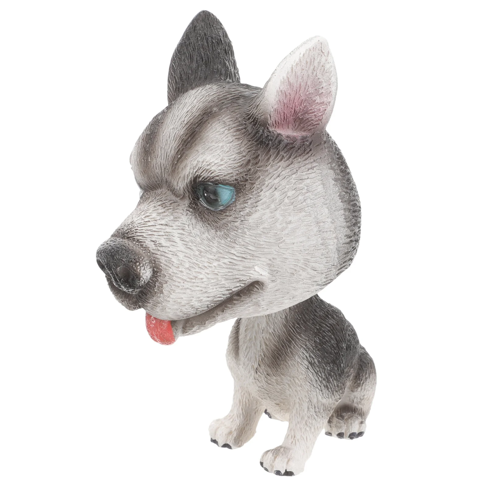 

Cute Nodding Dog Car Decoration Lovely Standing Posture Doggy Accessory for Vehicle Interior Home Living Room Desk Display