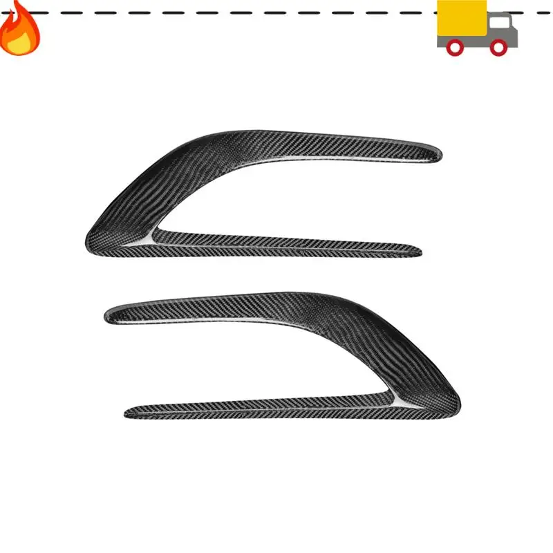 

Car Real Carbon Fiber Fender Side Fender Bumper Vent Cover Trim For Mercedes-Benz C-Class W205 C205 C43 C63 AMG