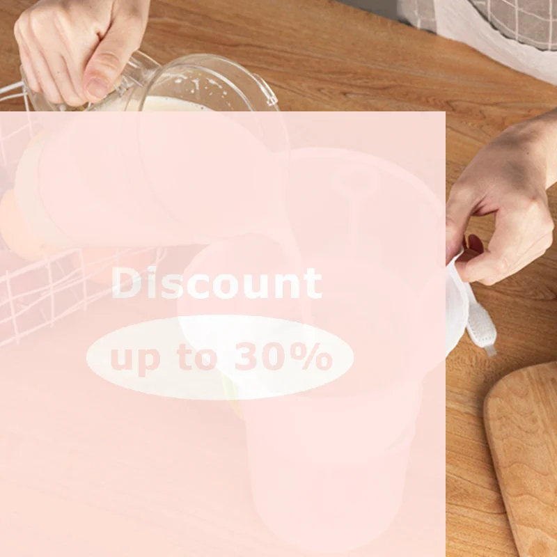 [1/5Pcs Soy Milk Filter Net Bag Nylon Liquid Filter Net Bag Milk Coffee Filter Net Bag Reusable Squeeze Mesh Kitchen Tool]