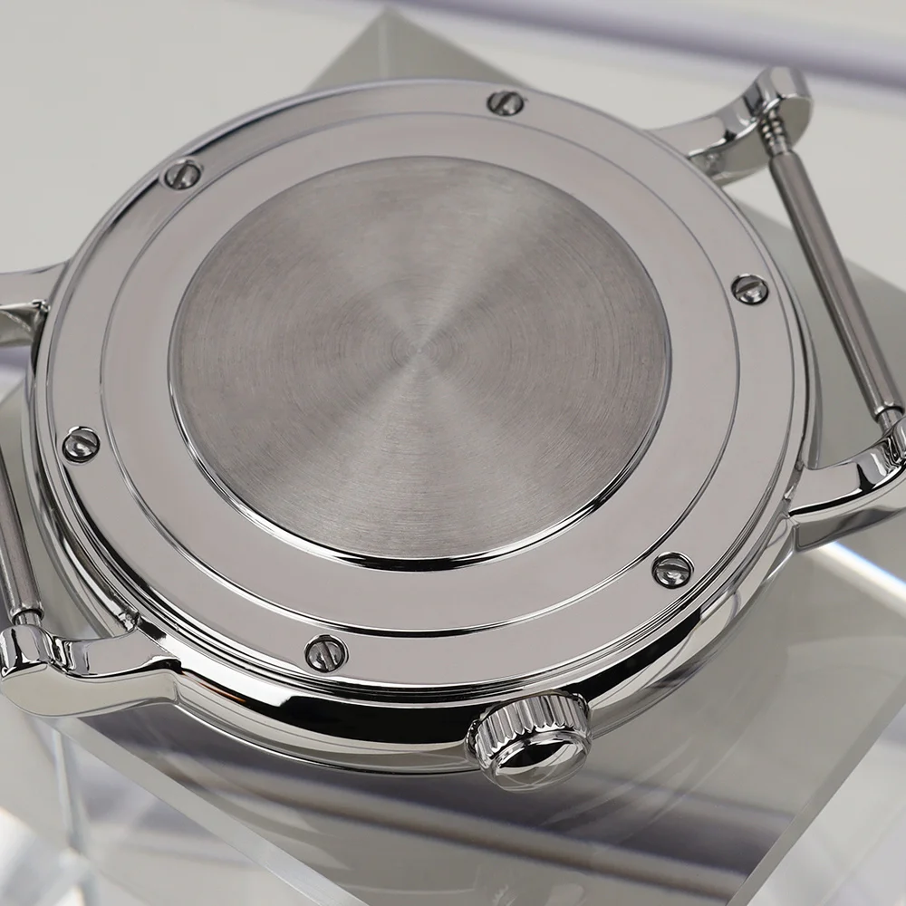40-mm-Uhrengehäuse in hoher Qualität mit gewölbtem Saphirglas für ETA 2824 PT5000 Automatikwerk, DIY-Zubehörteil für 2824-Gehäuse – Detail 19