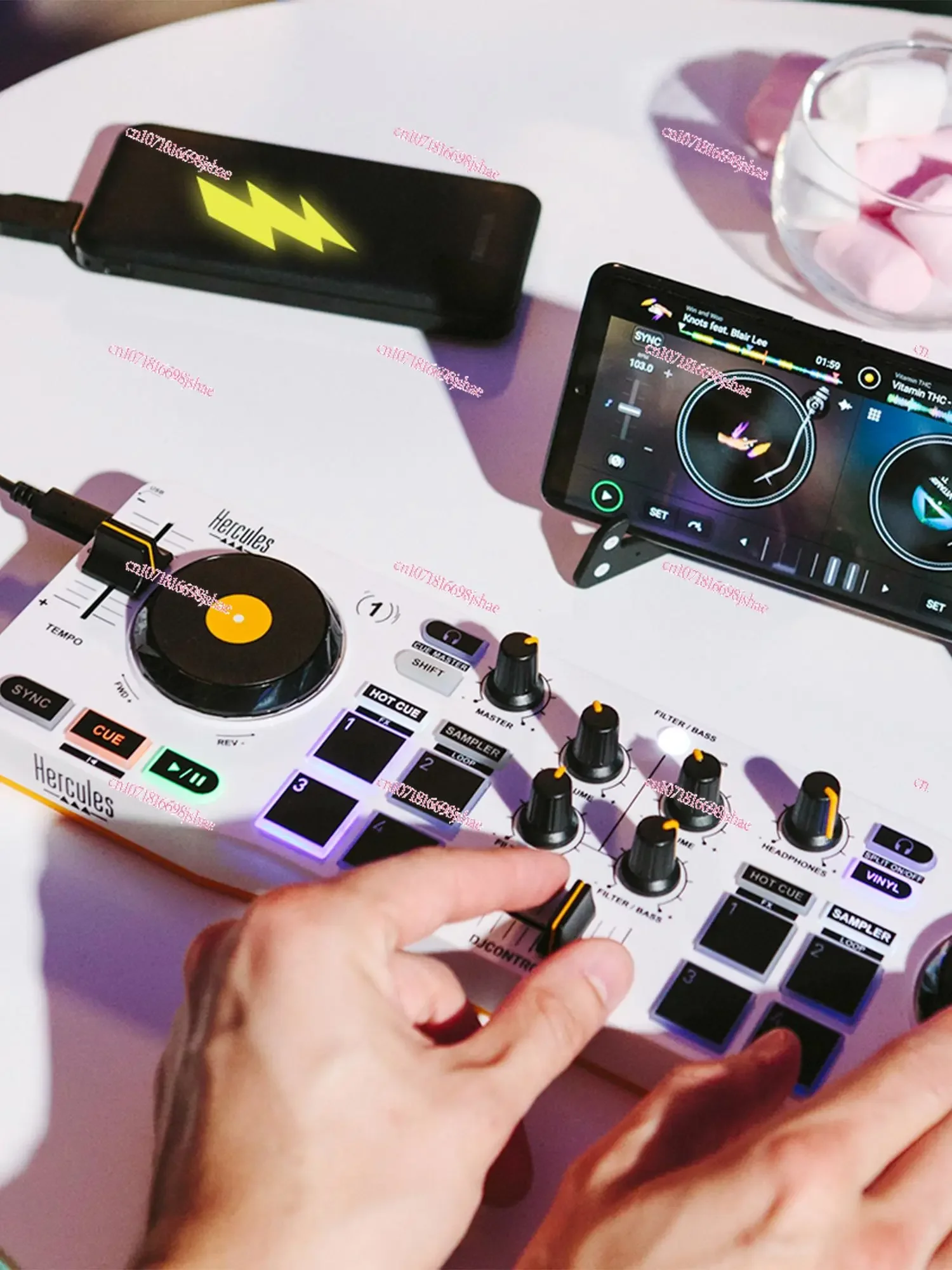 Hercules/Hi Cool Starlight/MIX Цифровой DJ Портативный контроллер, стартовый плеер Hercules/Hi Cool Starlight/MIX Цифровой DJ Портативный контроллер, стартовый плеер