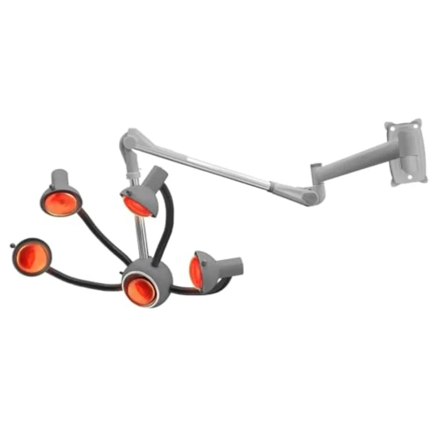 

Настенный инфракрасный фен для волос, аппарат для инфракрасной термотерапии, лампа с 5 насадками, регулировка температуры для ухода за волосами