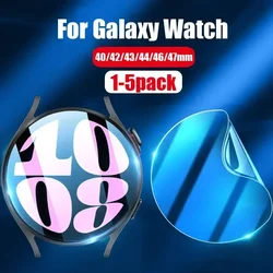 For Samsung Galaxy Watch 7 6 5 40/44/43/47mm Soft TPU Hydrogel Film HD Clear Protective Screen Protectors for Watch4 5 6 Classic