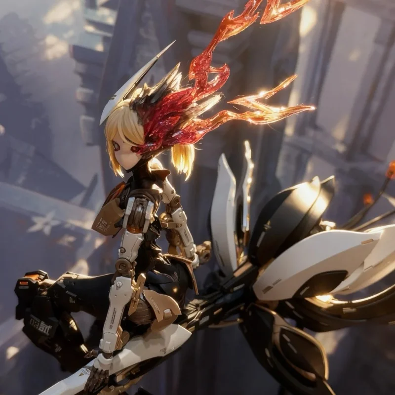 Hemu Line Nuclear Chengzhi Manufacturing Rosa Plan Machine Lady Star Flower Lily Mk3 Model Perakitan National Creation Mech Pre S