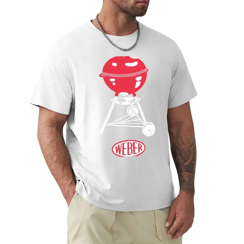 Weber Bar-B-Q kettle classic T-shirt vintage New Edition men clothes