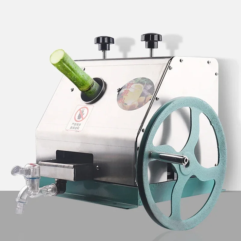 عصارة قصب السكر اليدوية، عصير قصب السكر التجاري، عصارة قصب السكر، ماكينة صنع عصارة من الفولاذ المقاوم للصدأ