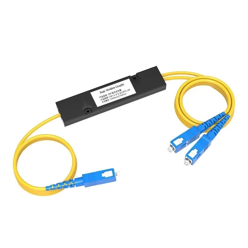 

SC UPC 1X2 PLC Singlemode Fiber Optical Splitter FBT Optical Coupler 1X2 Fiber Optical Splitter