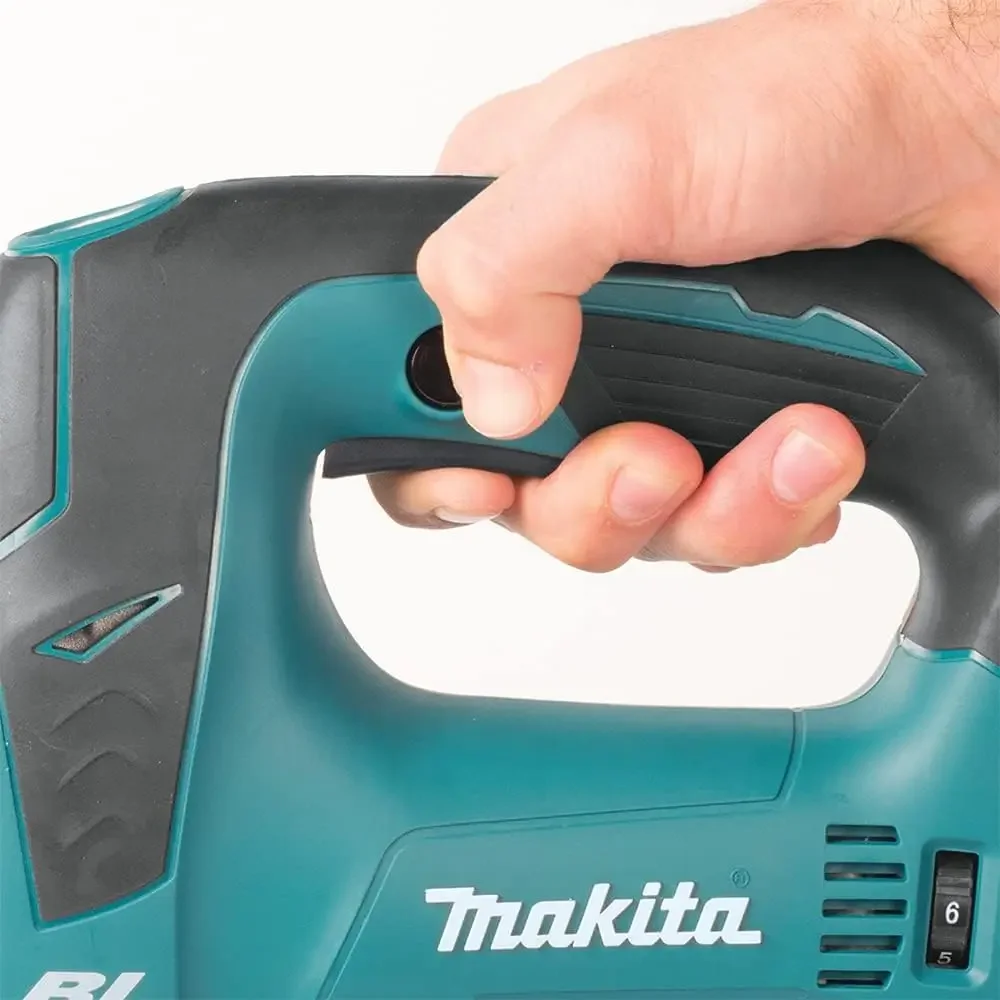 Makita Djv182Z gergaji ukir, 18 V tanpa kabel dan tanpa sikat