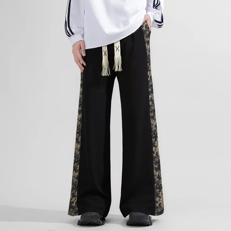 

Casual Loose Dstring Color Blo Teenage Men's Pants Spring Autumn New Sle Hong Kong Sle Trendy Brand Faionable Stra...