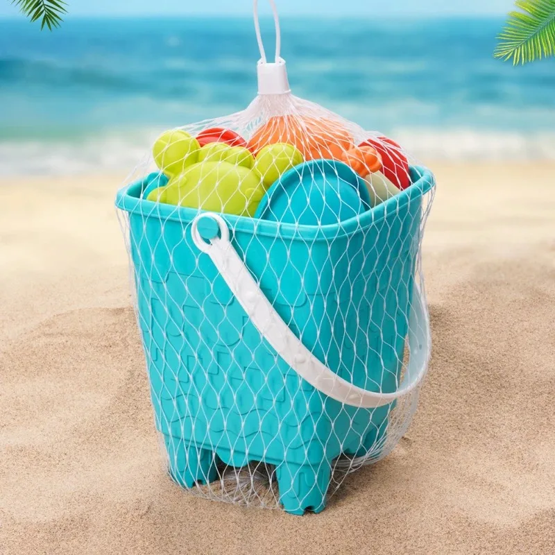 Summer Beach Set Toys for Kids Digging Sand Plastic Bucket Watering Bottle Shovels Children Beach Water Game Toys Tools Gifts
