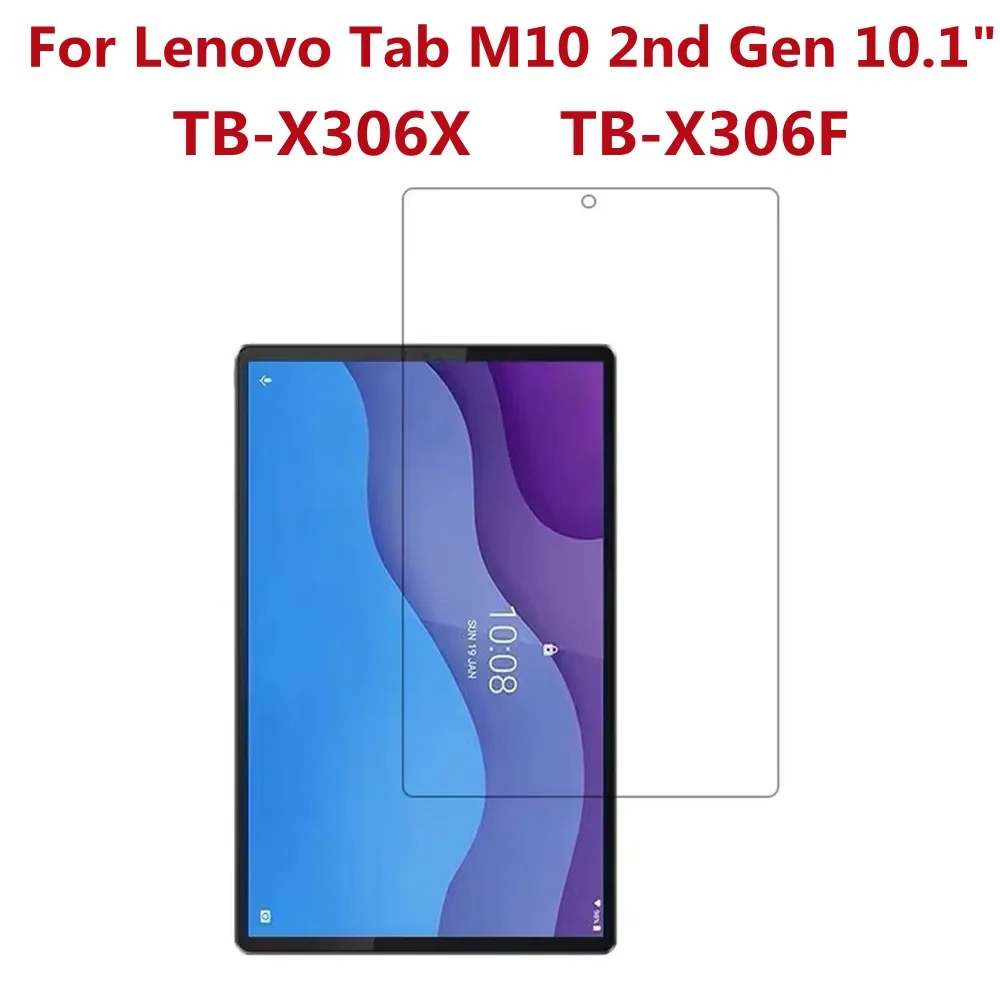 

1 PCS Tempered Glass Screen Protector For Lenovo Tab M10 2nd Gen 10.1 Inch TB-X306X X306F Anti-Scratch HD Tablet Protective Film