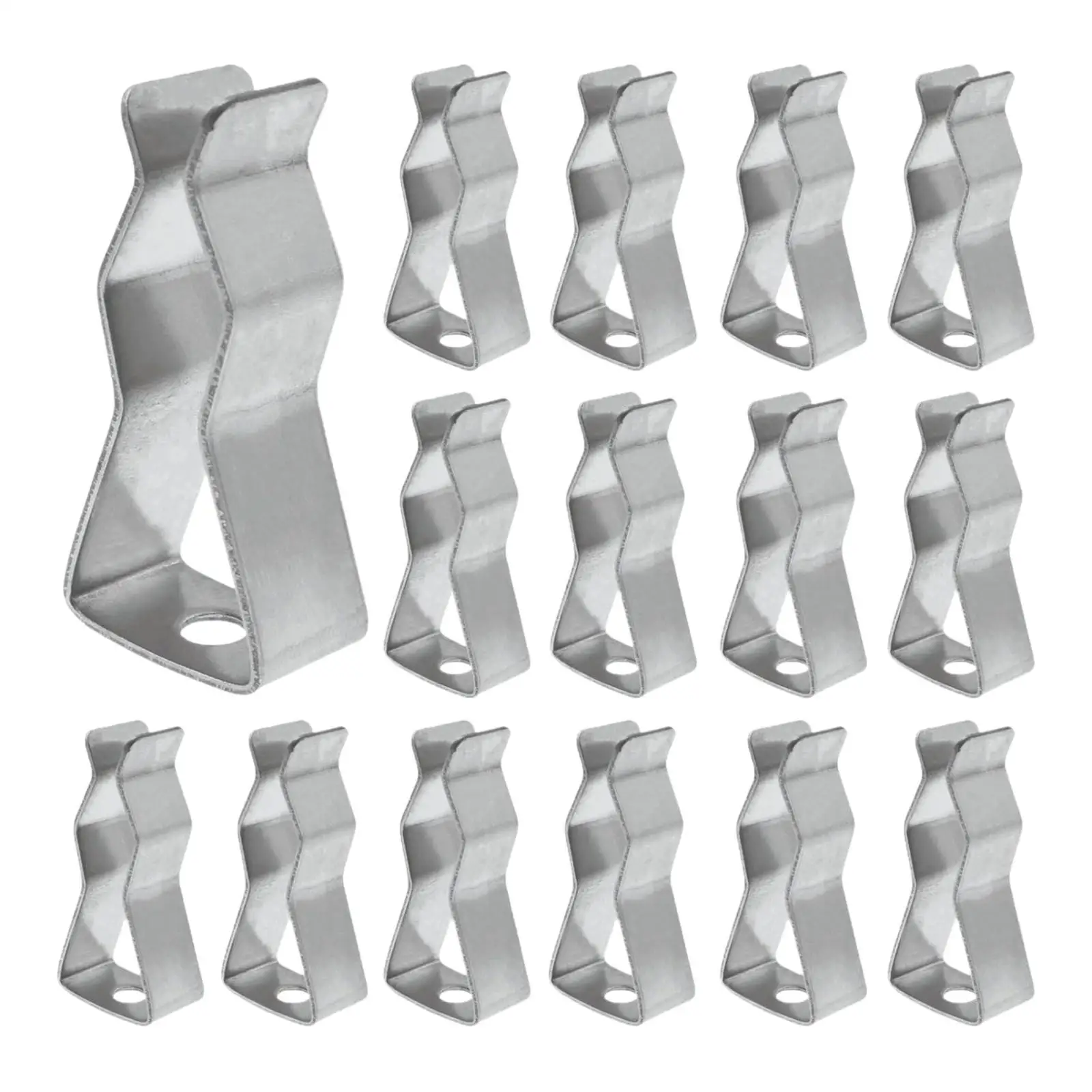 15x Lamp Base Bracket Pipe Clamps Mounting Accessories Fixed Clamp Led Lights Clips Infrared Heating Tube Clamp for Workshops