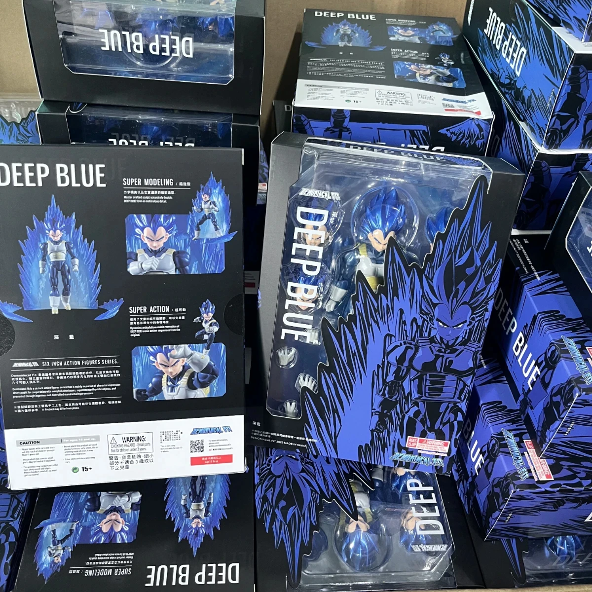 

Dragon Ball Demoniacal Fit DF SHF Deep Blue Vegeta Super Saiyan Full Power Vegeta Anime Action Figure Collector Toy Model Gift