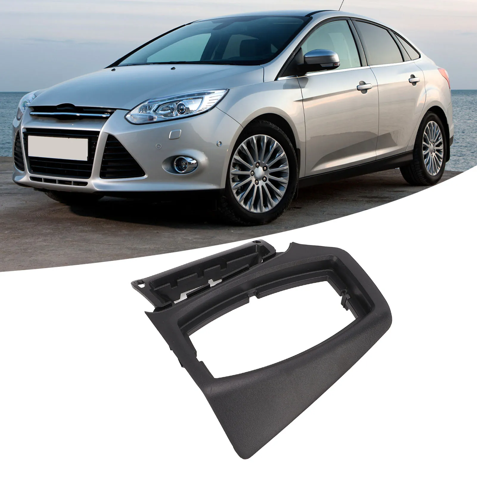 Car Headlight Control Switch Frame Trim Protector Replacement For Ford Focus 2012‑2014 & 2015-2018-Low-Level Configuration