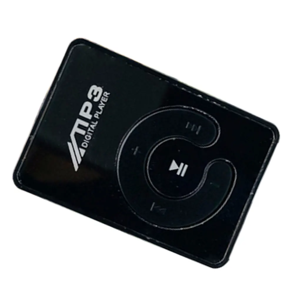 Mini lecteur MP3 Portable à Clip miroir, Support multimédia de musique, carte Micro SD TF, mode Hifi MP3 pour les Sports de plein air