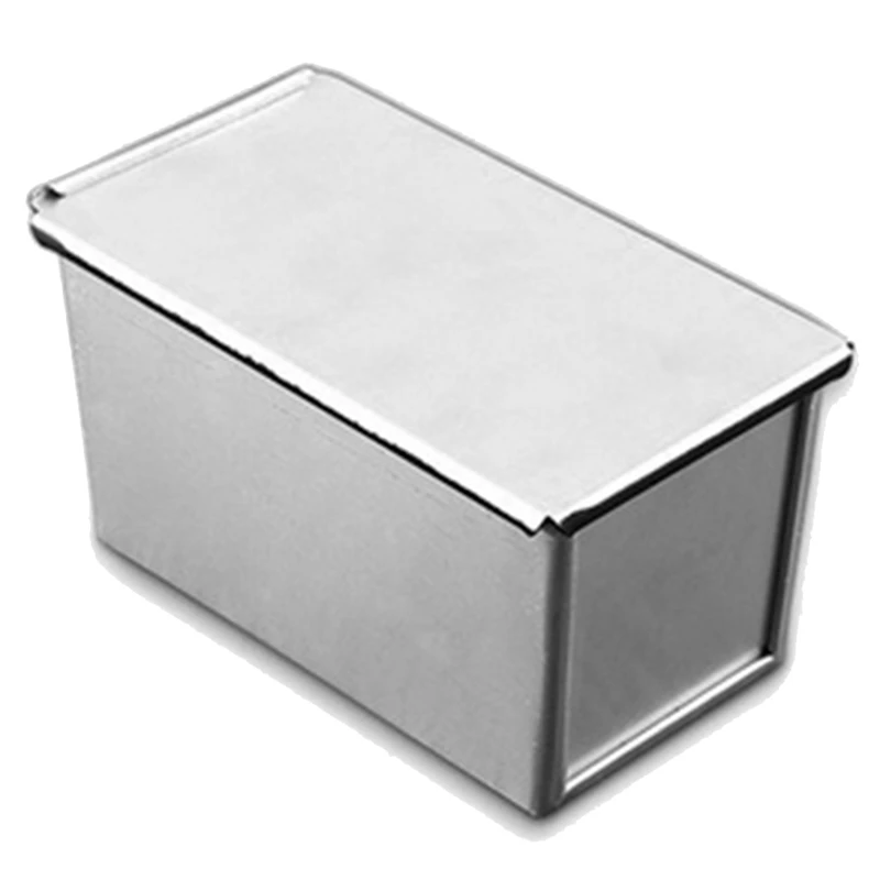 450G Aluminum Alloy Black Non-Stick Coating Toast Boxes Pan Bread Loaf Pan Cake Mold Baking Tool With Lid