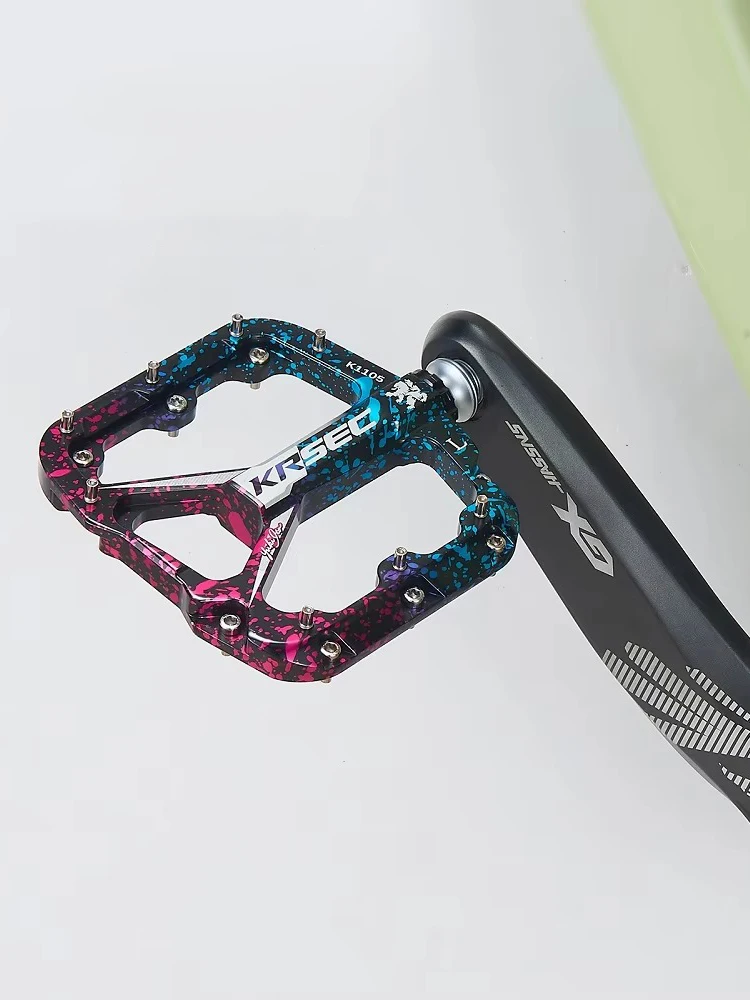 AliExpress KRSEC Camo MTB Bike Pedals 3 Sealed Bearings Lightweight Aluminum Alloy Anti-Slip Platform Pedals for Mountain Road Bicycle