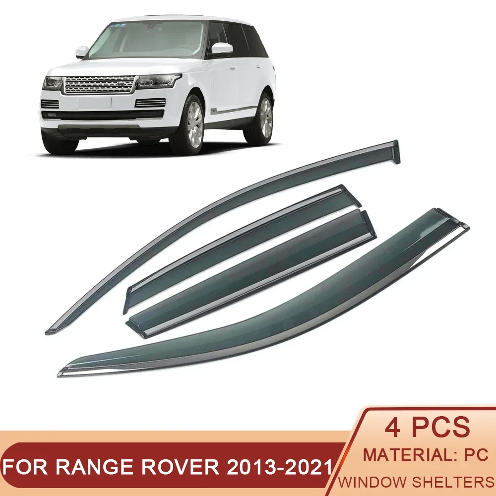 

Для Land Rover Range Rover L405 2013-2021 автомобильное Окно Солнце Дождь бленда фотоотражатель крышка отделка рамка наклейка