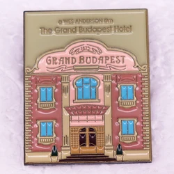 The Grand Budapests Hotel Enamel Pin Brooch Movie Jewelry Backpack Decorate Accessories