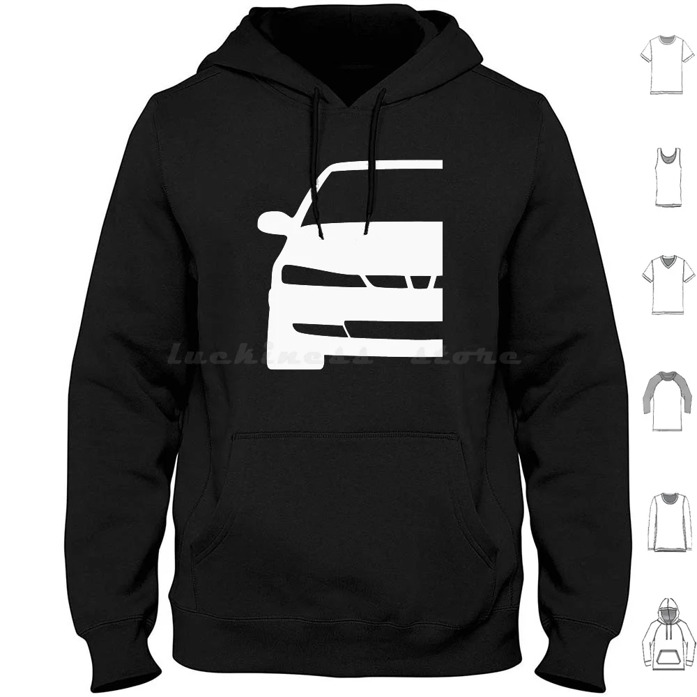 406 Front White Silhouette Hoodies Long Sleeve 406 Cars Car France 406 Chrysler Classic 205 Sport Retro 206 Rc 206 Gti