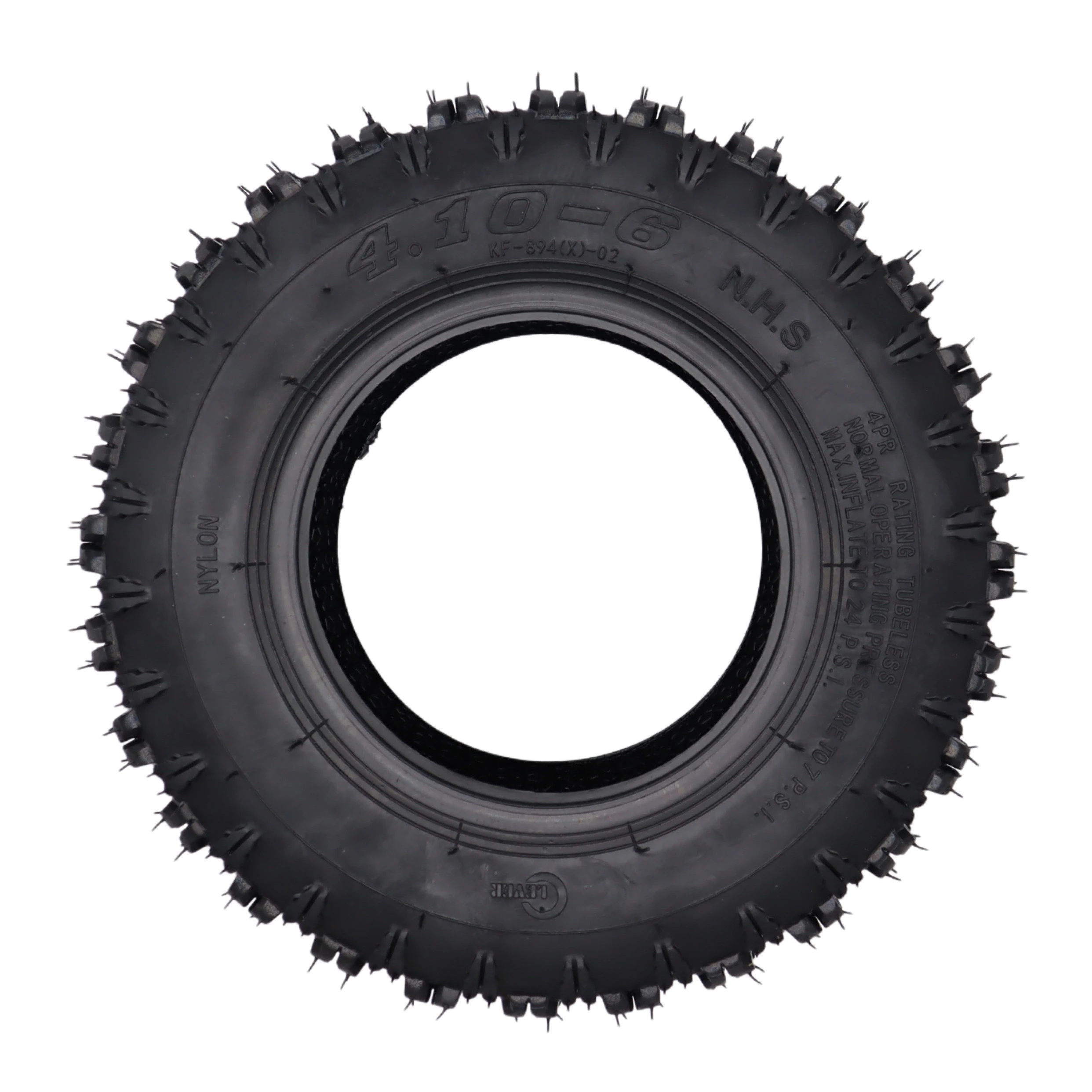 6-Inch Butterfly Flower Electric Bike Vacuum Tire 4.10-6 Beach Bike Kart Tires Lightweight Inner Tube for Sports Entertainment