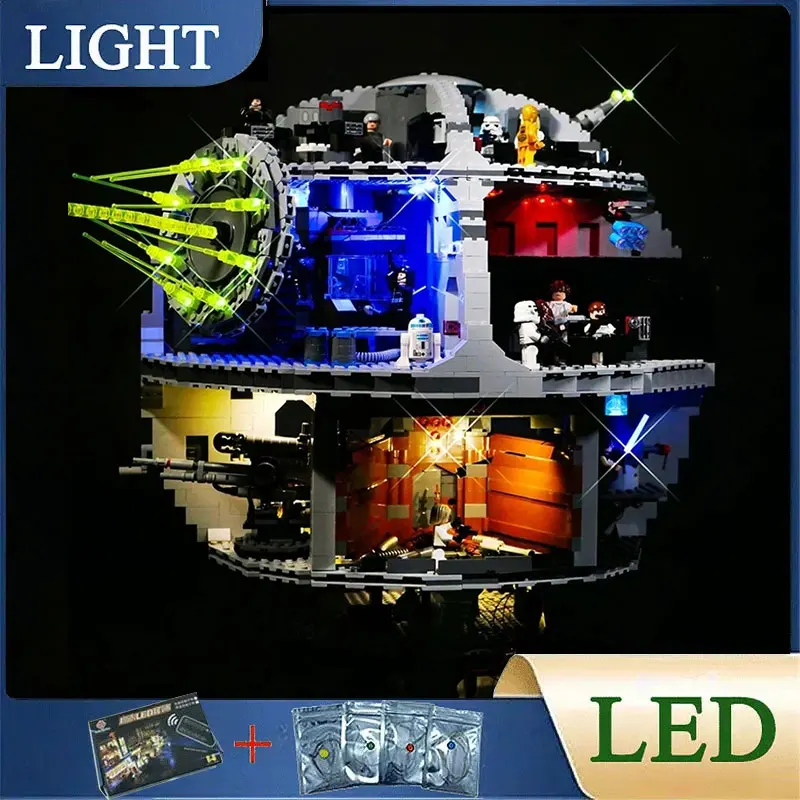 DIY LED Light Kit For LEGO 75159 Death Star Building Blocks Set ( Only LED Light,Without Blocks Model)