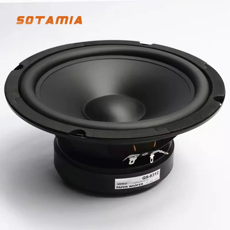 

Акустическая система SOTAMIA, 1 шт., 8-дюймовый среднечастотный HIFI-динамик, 8 Ом, 160 Вт, с улучшенным матовым диффузором, для домашнего аудио, рекламных систем и мультимедиа