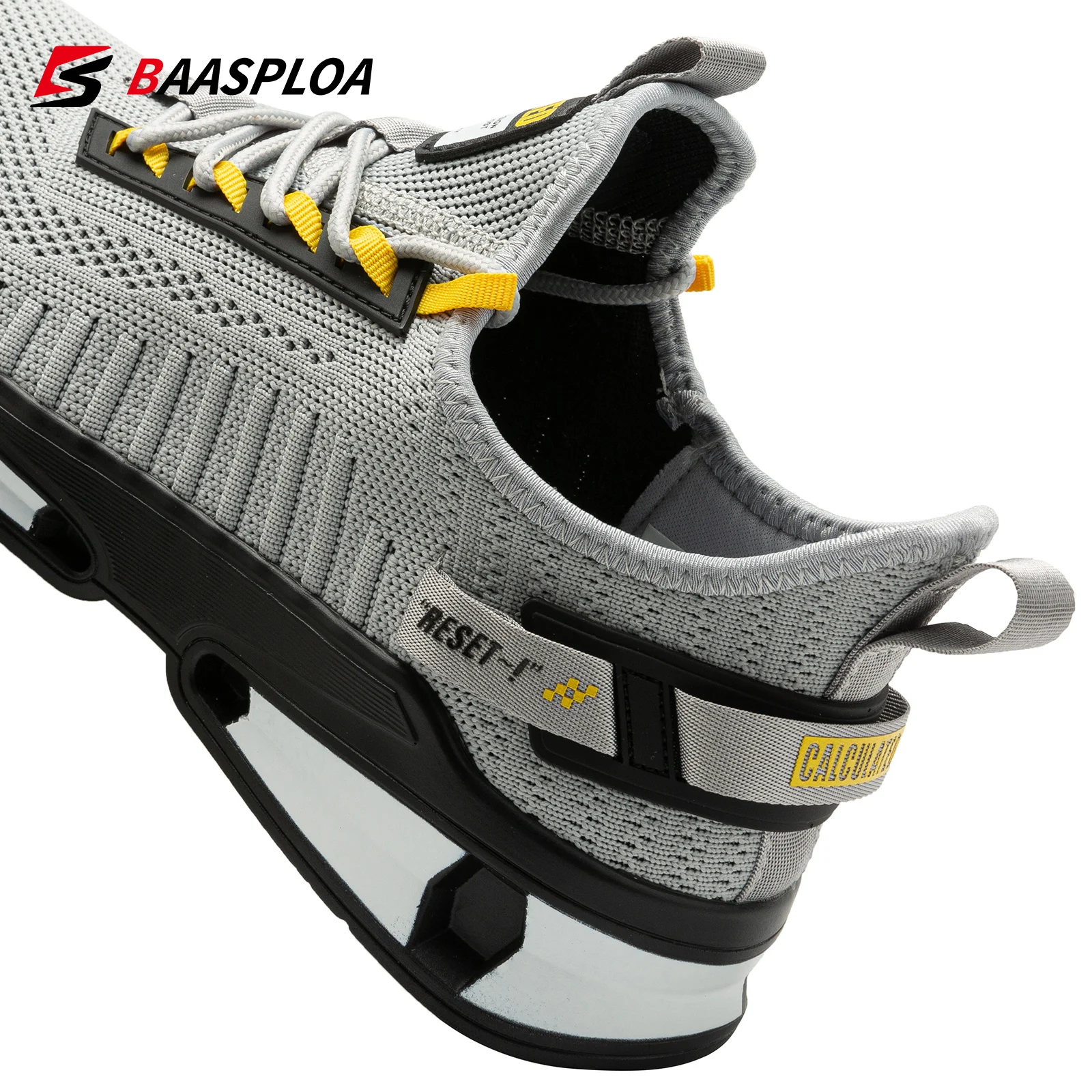 Baasploa ランニングシューズ男性用 2025 軽量カジュアルメンズデザイナーメッシュスニーカーレースアップ男性アウトドアスポーツウォーキングシューズ