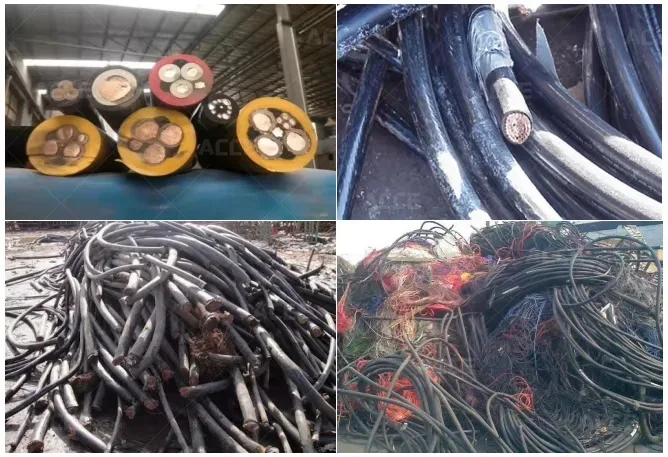 K62 Waste Copper Cable Peeling and Splitting Machine Scrap Electrical Wire Recycling Stripper Machine Cable Stripping Machine