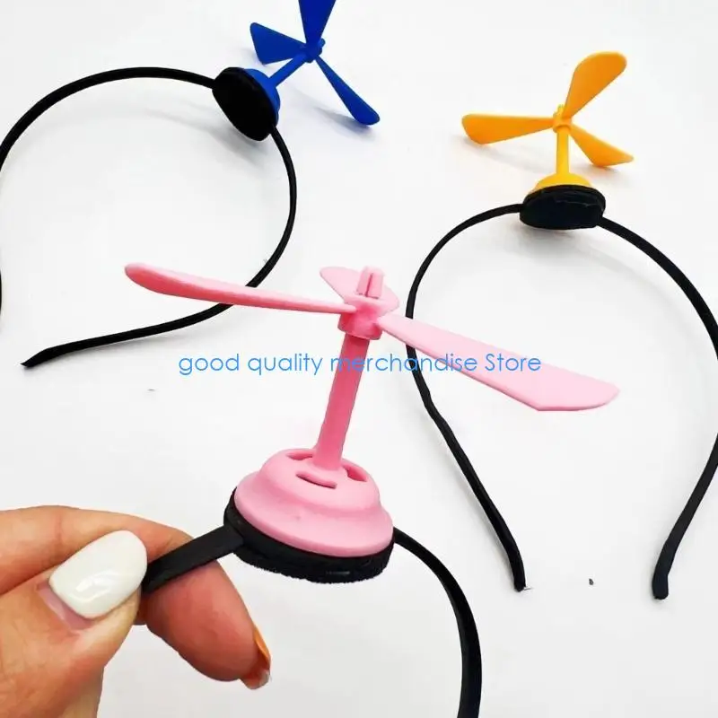 

Y5JD красочная стерео повязка на голову с пропеллером для женщин макияж фотография карнавальная повязка на голову