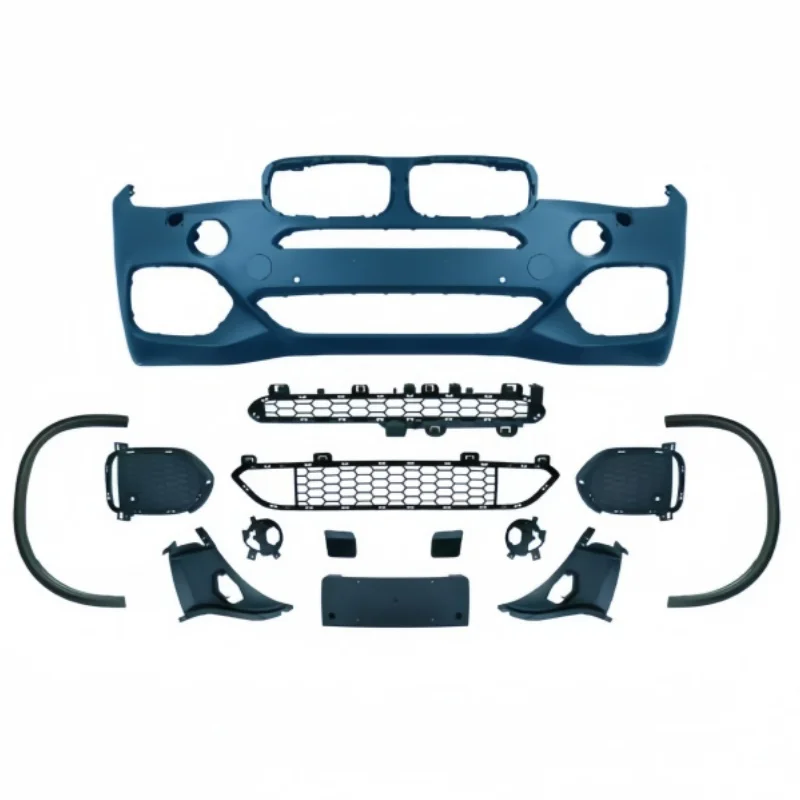 

Подходит для модели 14-18 BMWS X5 F15 с комплектом кузова M-tech MT Sport, включая передние и задние бамперы, колесные арки и боковые юбки.