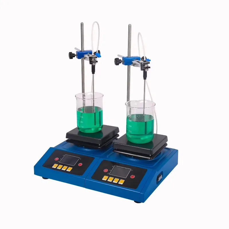 2/4/6 position constant temperature digital display mixer small laboratory magnetic stirrer heating plate