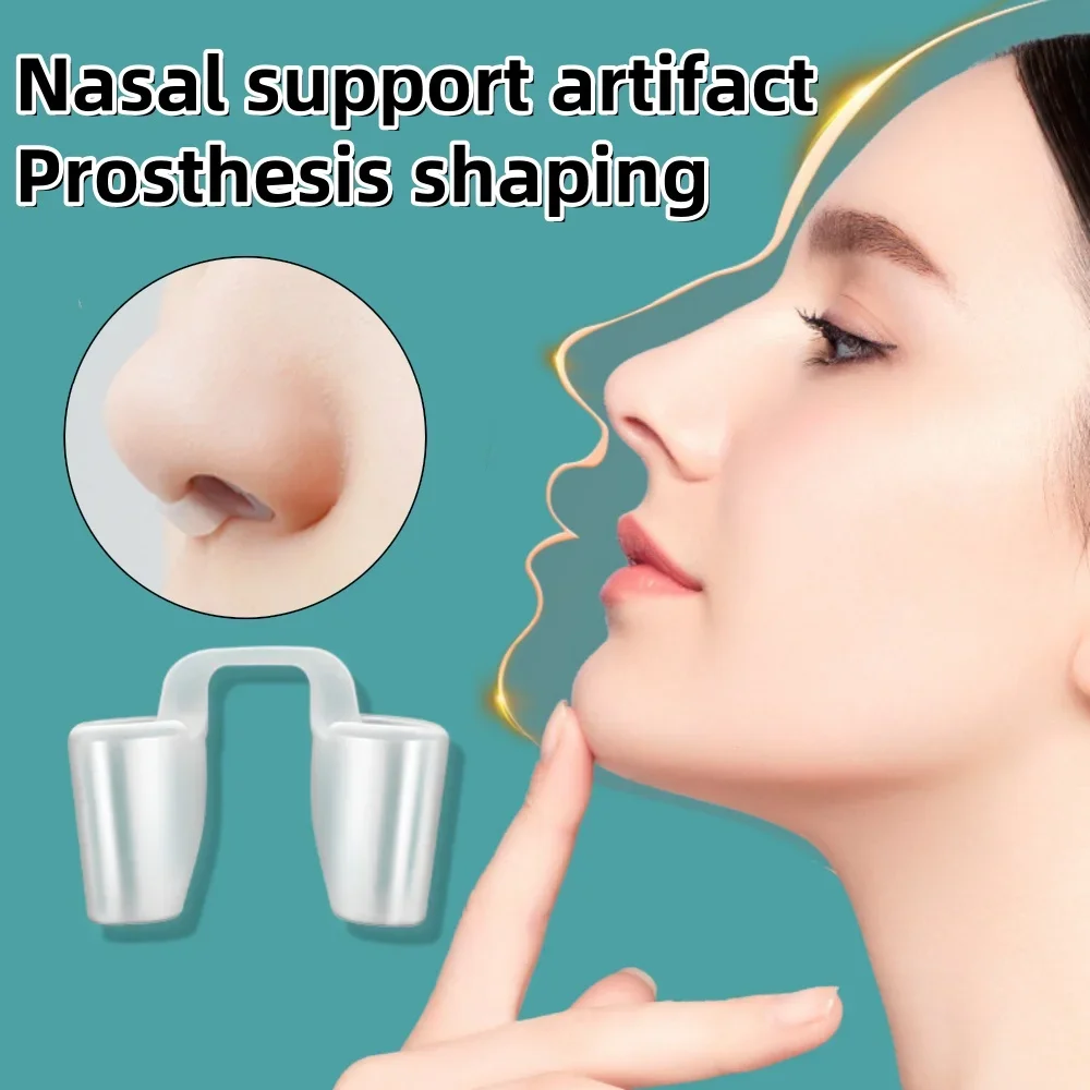 Nasal Dilator Silicone Postoperative Rhinoplasty Nostril Support Silicone Shaping Crooked Nose Correction Fixator Gel Nose Clip