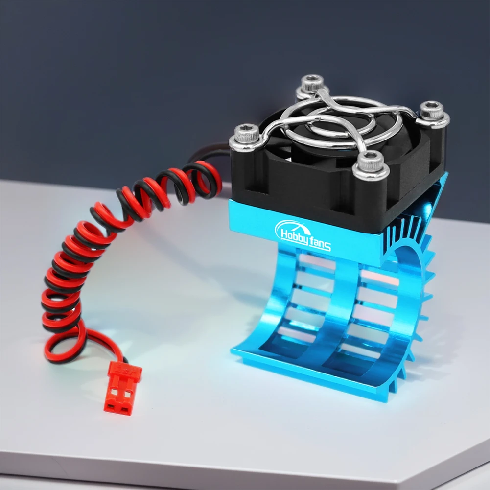 Dissipatore di calore motore RC con ventola di raffreddamento Radiatore motore RC per 1/14 1/16 1/18 370 380 390 Auto RC per motore brushless 2838 2858 2845