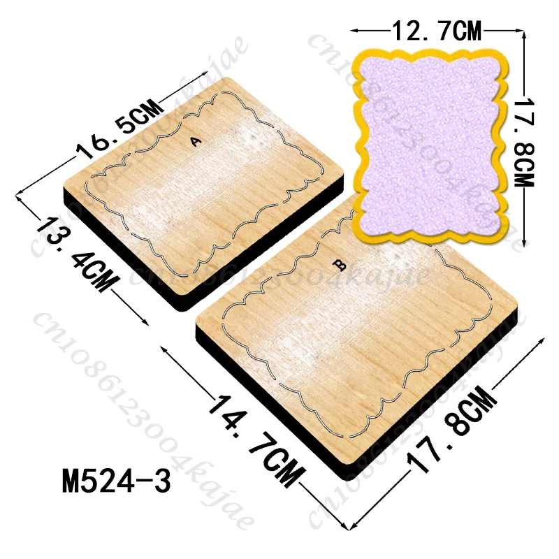 Base New Cutting Dies 2024 Nowości Scrapbooking 16MM Nóż Nadaje się do większości drewnianych matryc do cięcia