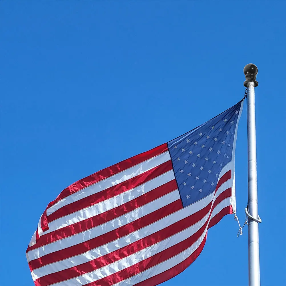 

2Pcs Flag Pole Ball Toppers Plastic Flagpole Finial Ornament Durable Rotating Design for Outdoor Indoor Flagpole Parts