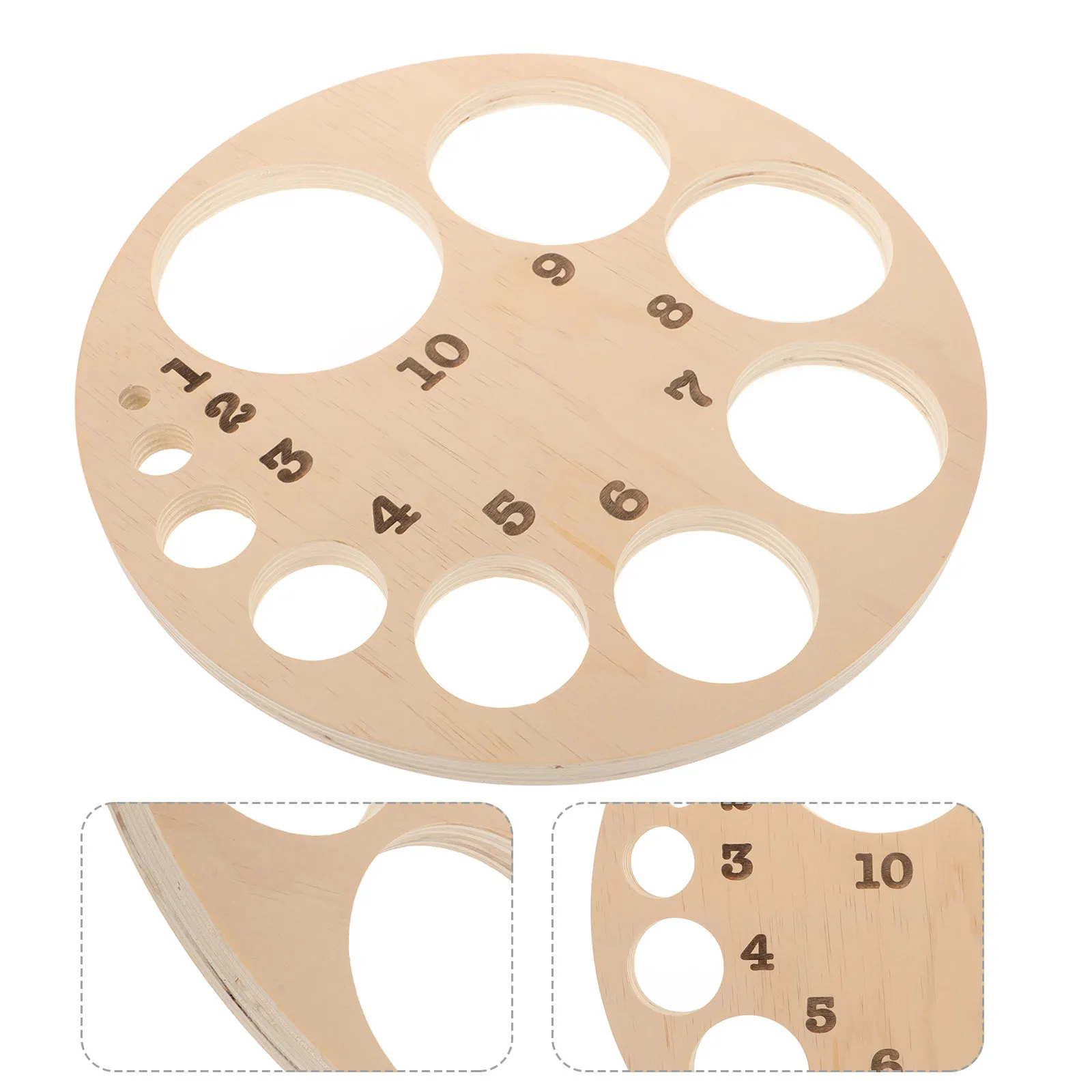 Wooden Cervical Dilations Wheel for Childbirth Education Classes Teaching Aid Realistic Labor Stages Visualization Tool