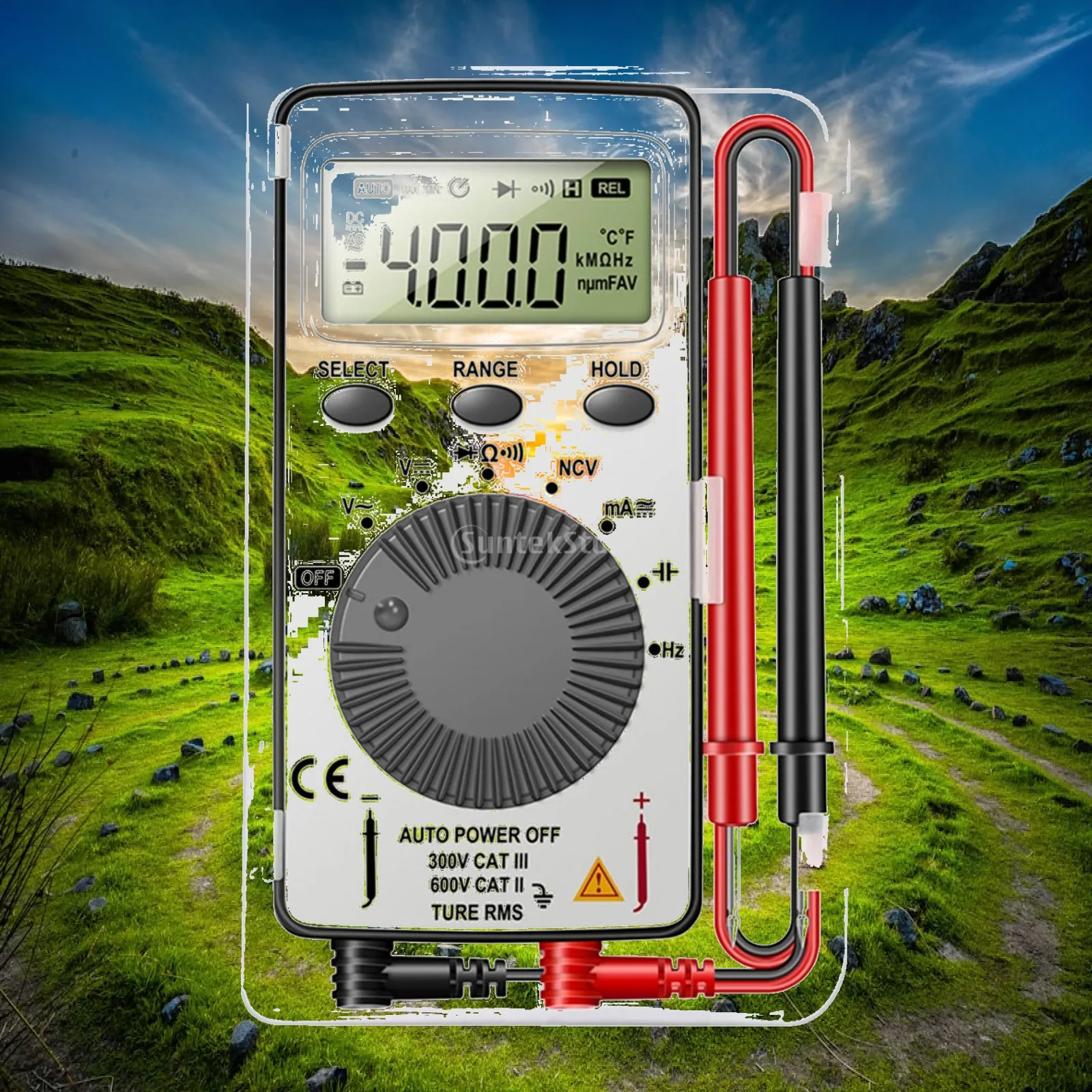 Electrical Tester Digital Multimeter Portable Accurate Measurement Device for School Laboratory Use