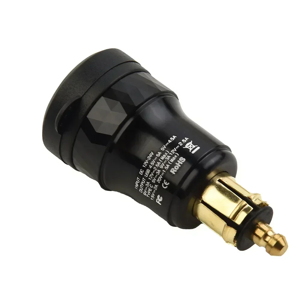 Brand New Adapter For BMW Motorcycle Charger For Motorcycle Aluminum Alloy USB Useful DIN Socket Durable image 3