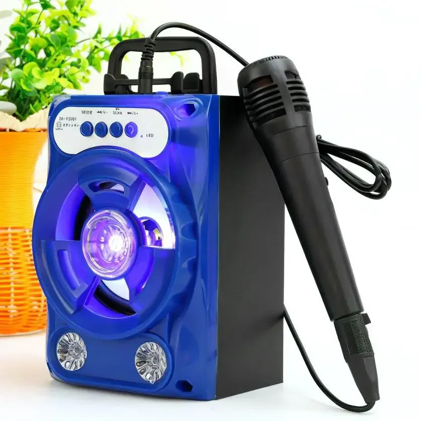 مكبر صوت بلوتوث محمول، وظيفة TWS كبيرة الحجم، تصميم مقبض للاستخدام الخارجي