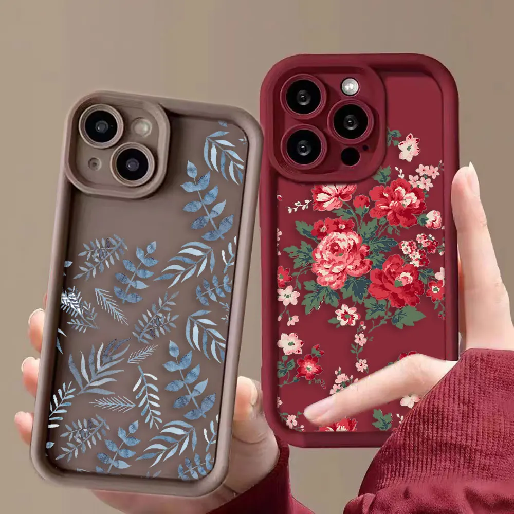 Vintage Retro Petal Bouquet Phone Case For Honor 8X 9X X9 20 50 90 Y7A Y9 MAGIC 5 NOVA 9 Y70 Y7OS 9 SE PRO 5G Case Funda Shell