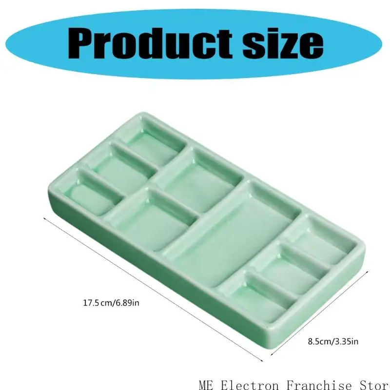 لوحة الطلاء السيراميك T5EA 9 ويلز الطلاء خلط علبة مربع الحامل الطلاء السيراميك