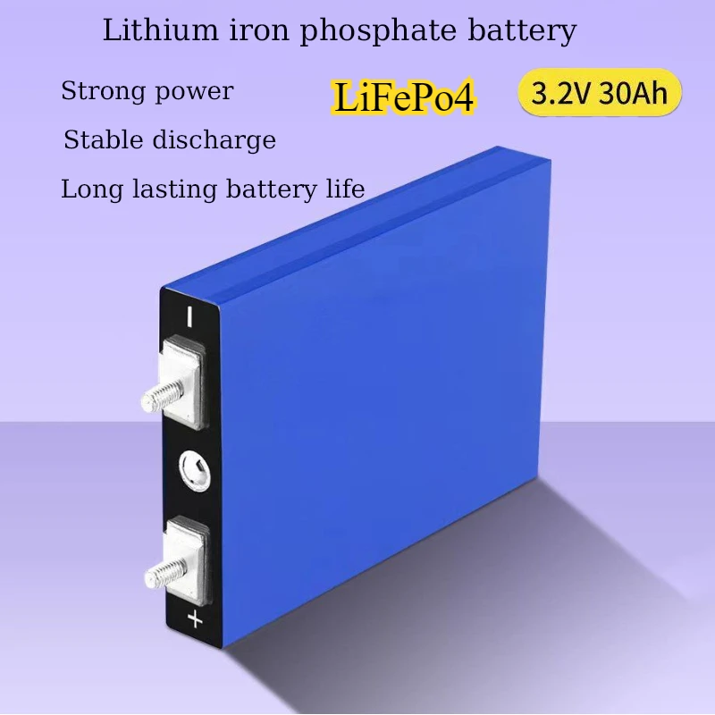 LiFePo4 3.2V30Ah Lithium Iron Phosphate Battery DIY 12V 24V 36V 48V Electric Vehicle Energy Storage System Battery Pack