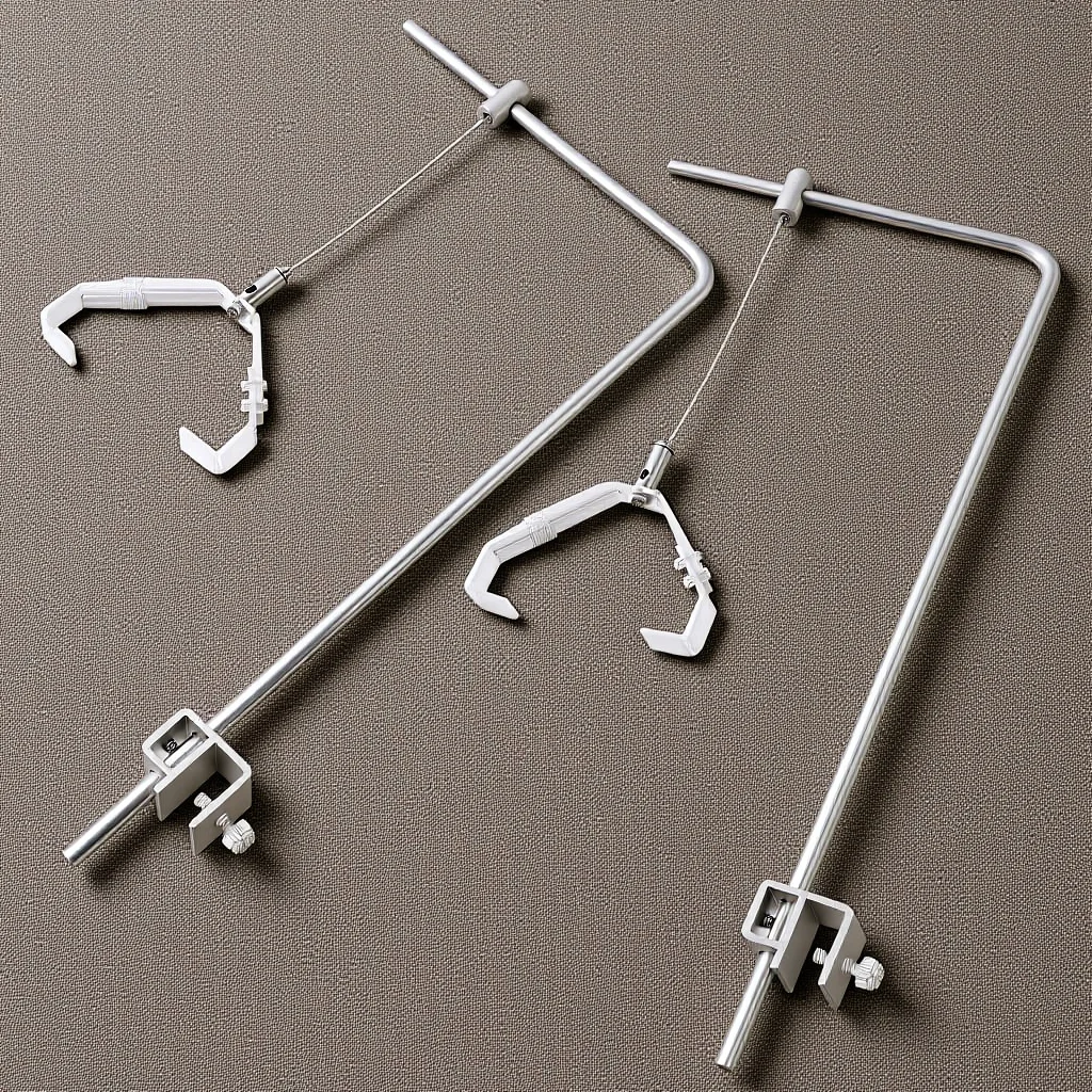 

2 Pcs Fish Tank Light Bracket Aquarium Led Lamp Holder Aluminum Alloy Light Rack Hanger Bracket Adjustable Fish Tank Lamp Stand