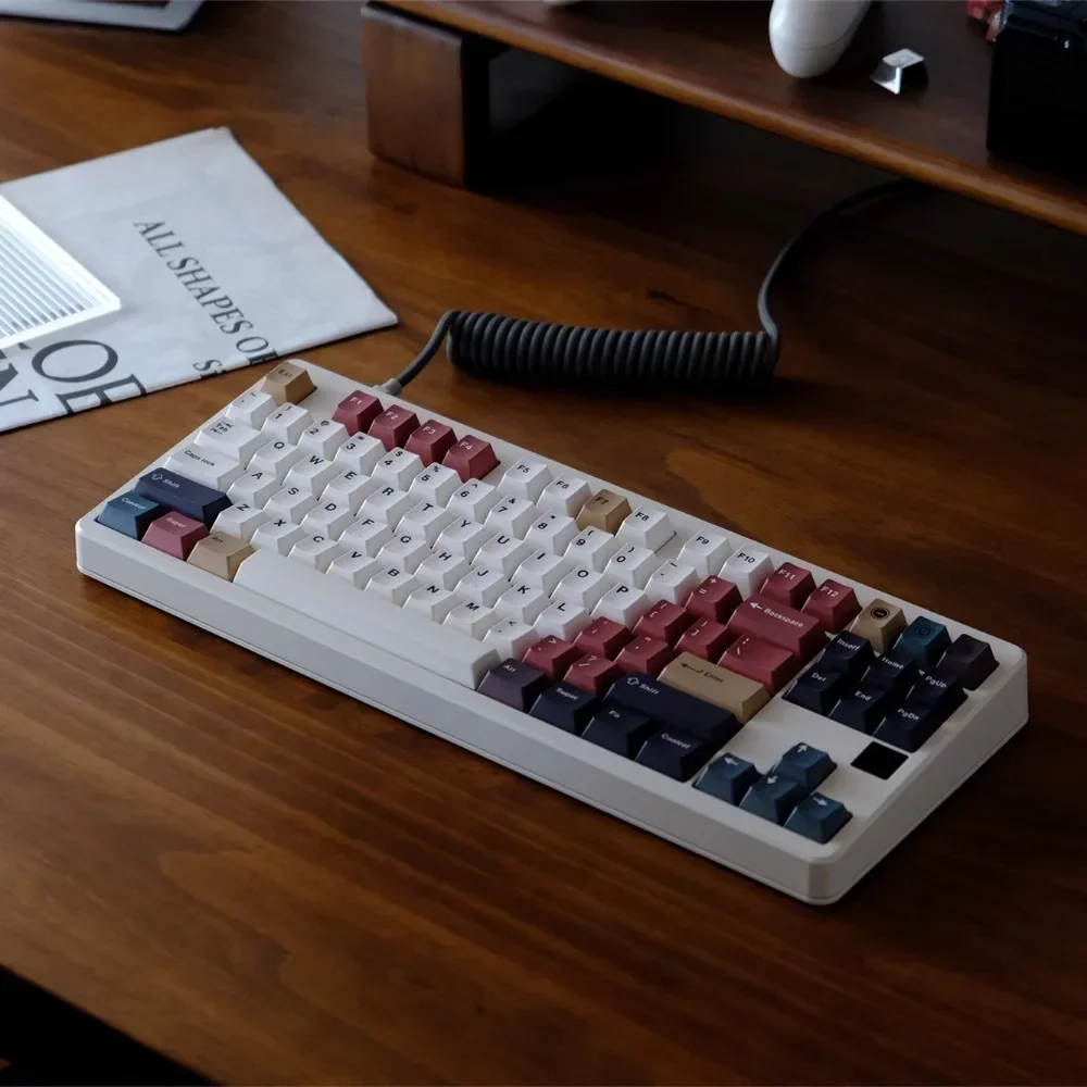 GMK ハイブリッドのライトテーマセットカスタム 129 キー PBT レトロチェリープロファイルキーキャップゲーム用メカニカルキーボードアクセサリー