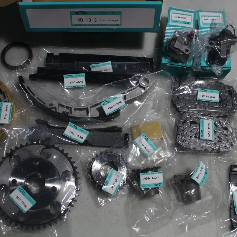 YD25 Timing Chain Repair Kit for NP300 NAVARA PATHFINDER 2006-2010 YD25DDTI Engine 13028-eb70a KB-13-3