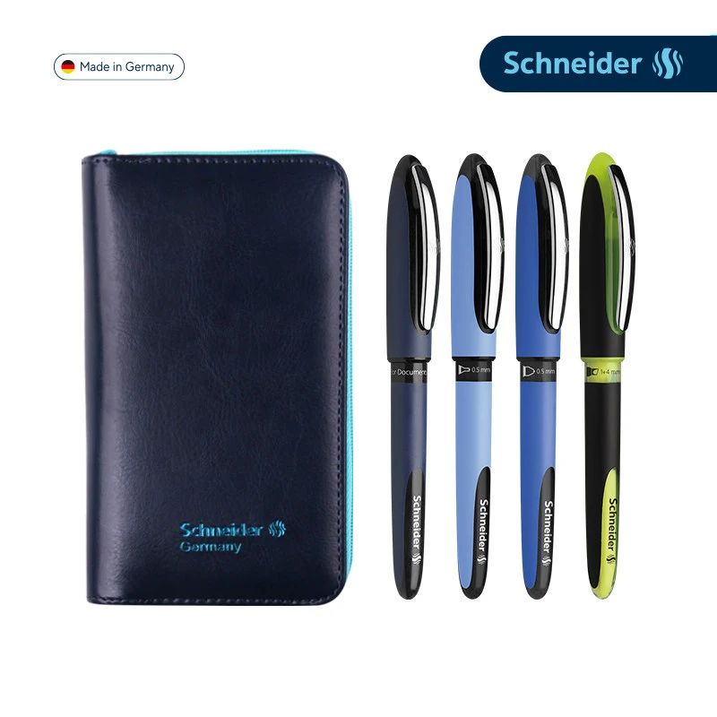German Schneider Straight Liquid Gel Pen Interstellar Set One Marker Highlighter Ultra Smooth Gift School Office Art Stationery