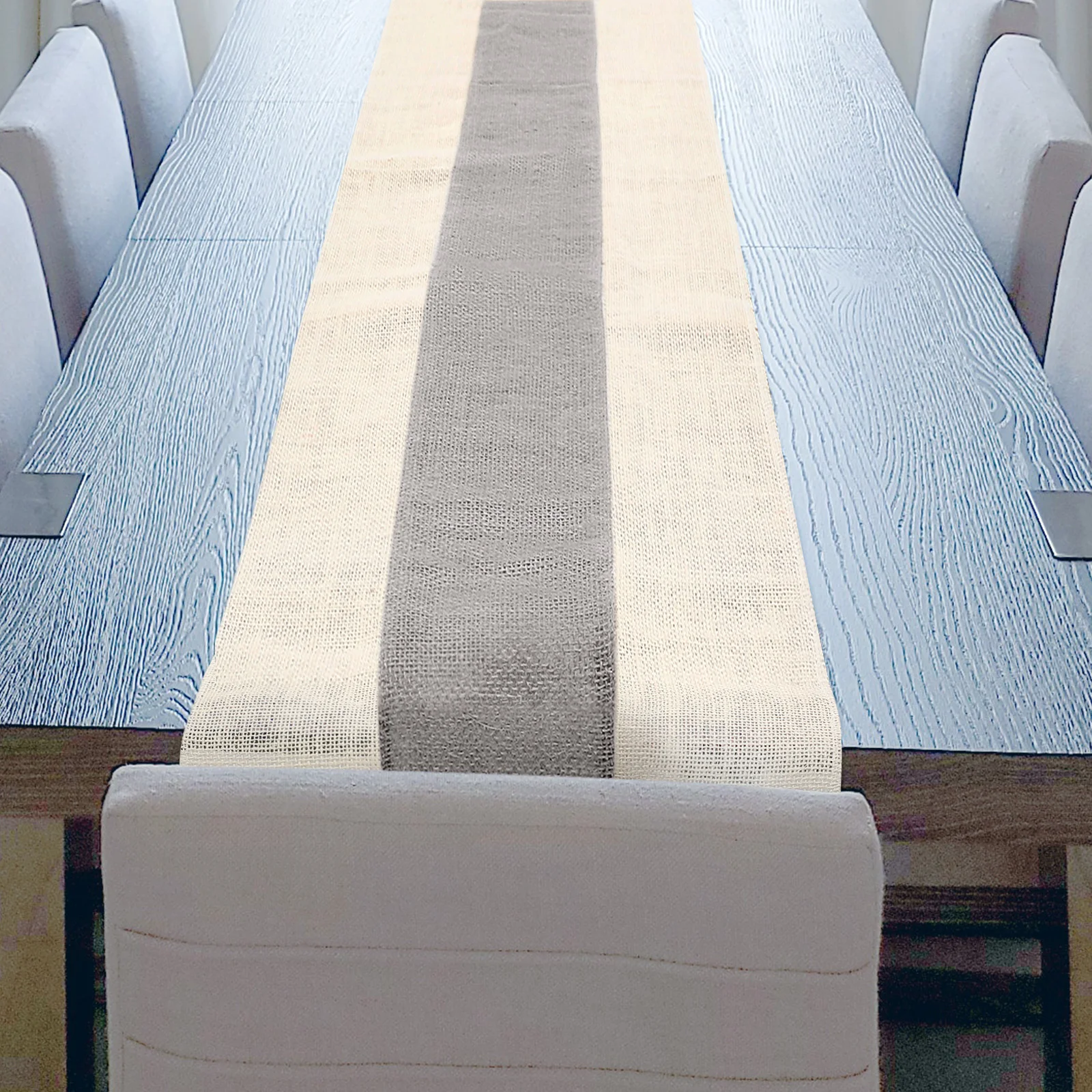 

Vintage Linen Table Runner 72 Inches Long Flax Tablecloth Farmhouse Dining Wedding Party Decor Rustic Home Table Cover