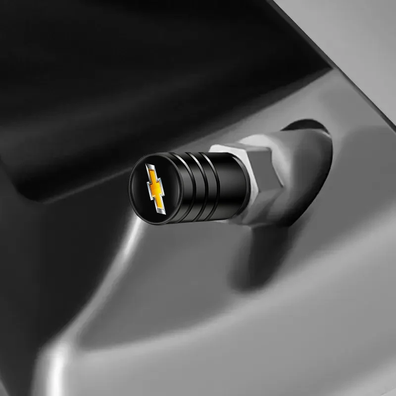 سيارة معدنية الإطارات صمام التضخم صمام غطاء غبار لشروليه كورفيت مونتانا تريل بليزر سيلفرادو ترافيرس كامارو الضواحي