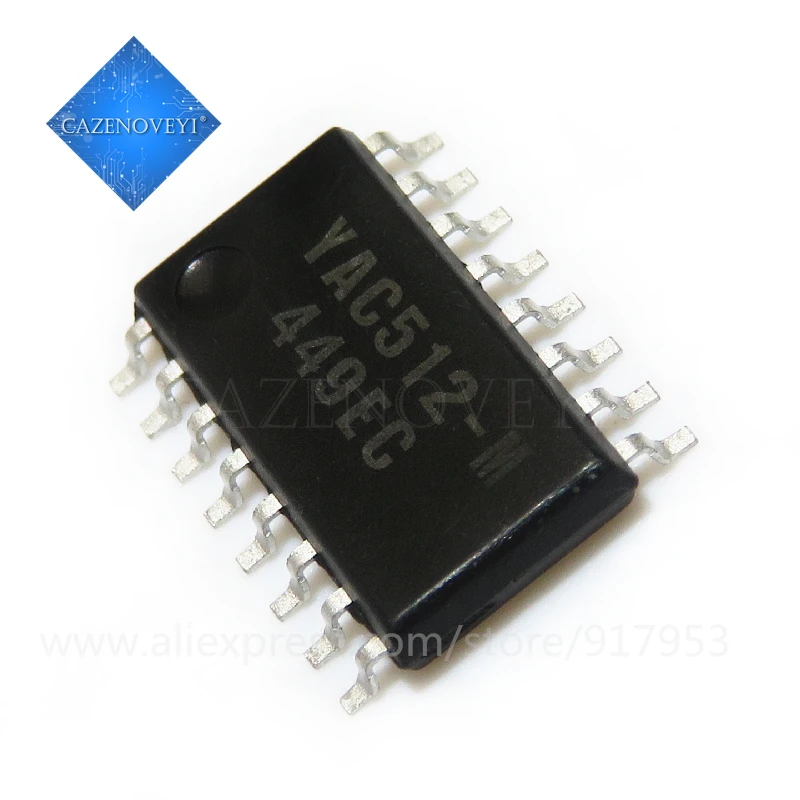 10pcs/lot YAC512-M YAC512M YAC512 SOP-16 In Stock